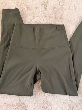 lululemon athletica Olive Green Active Leggings